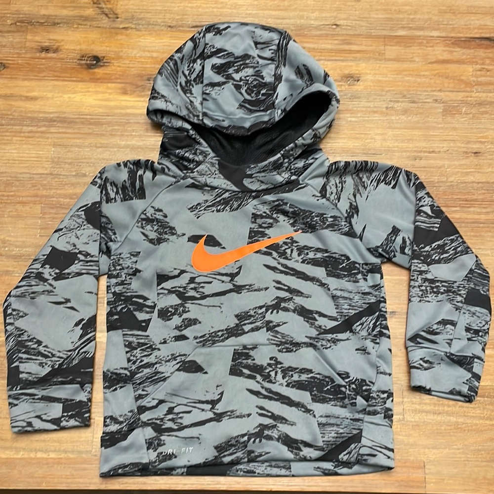 3T- Nike Dri-Fit hoodie sweatshirt, gray